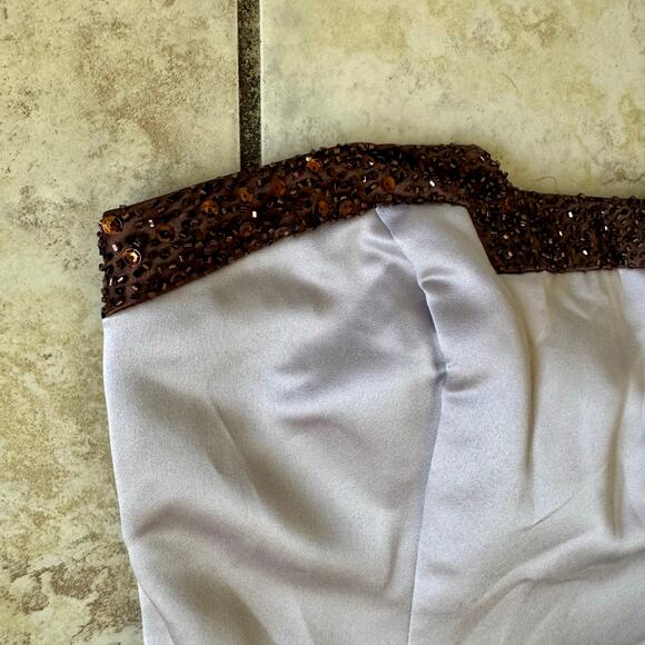 Bari Jay size 6 Lavender Sequin Beaded Mermaid Dress NWT Special Occasion - Picture 7 of 16